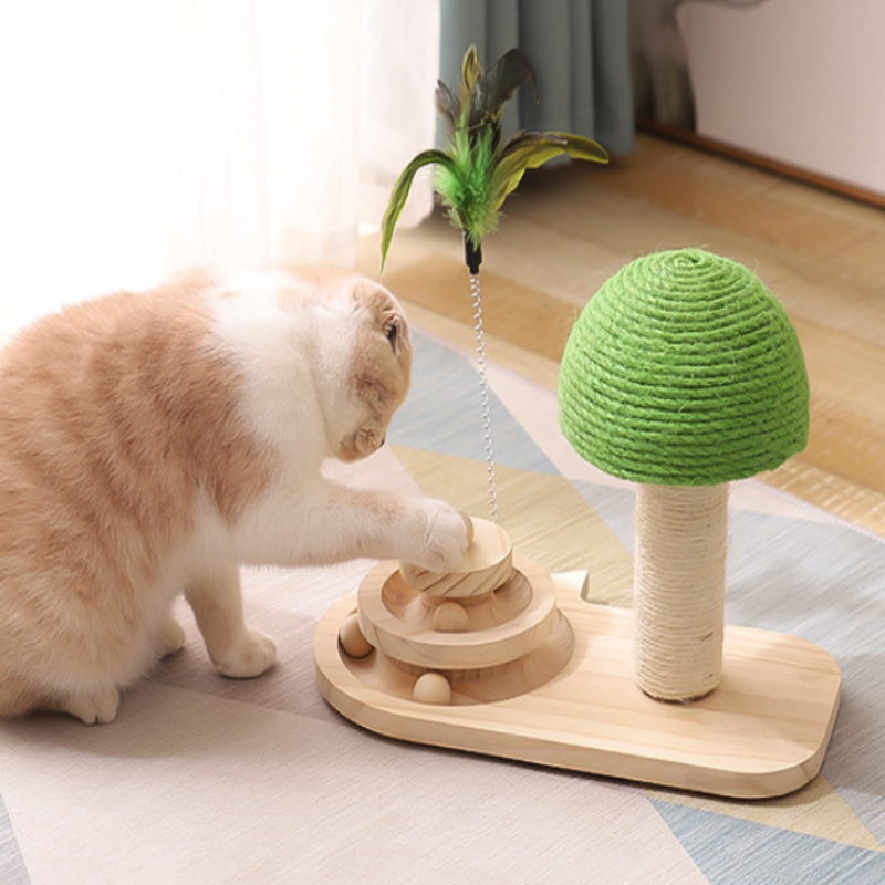 Pet Cat Tree Scratch Toys