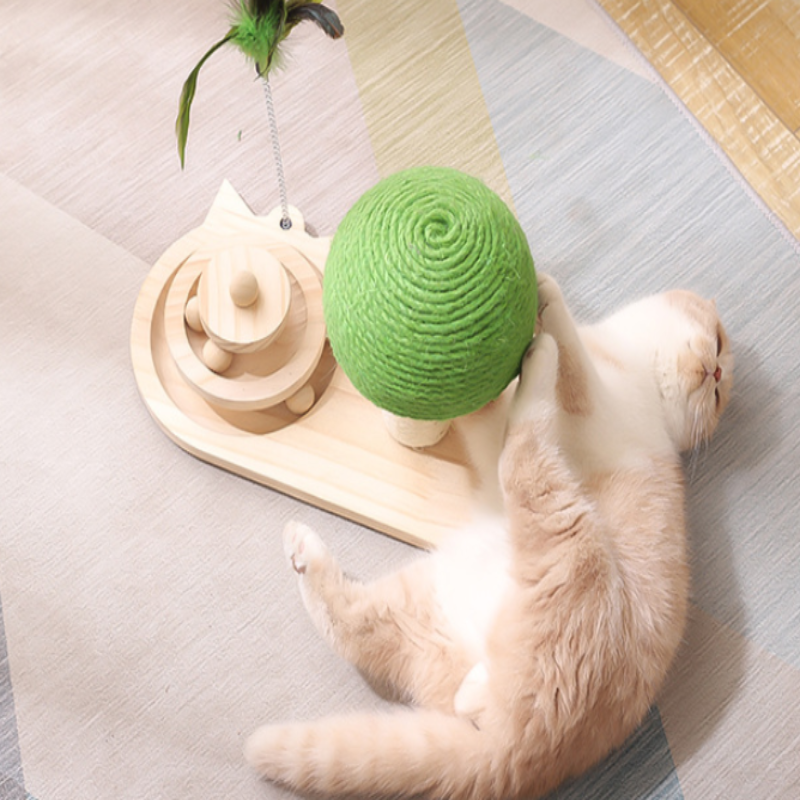 Pet Cat Tree Scratch Toys