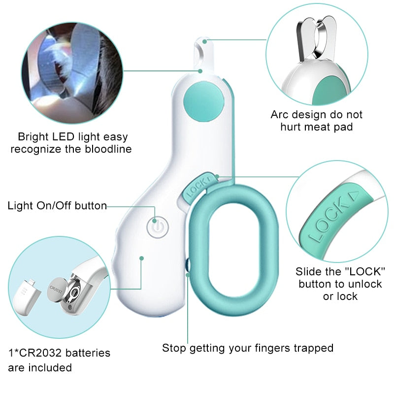 Nail Clipper (LED Light)